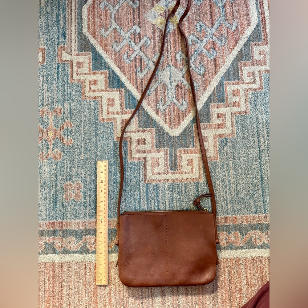 Madewell Brown Leather Crossbody Bag